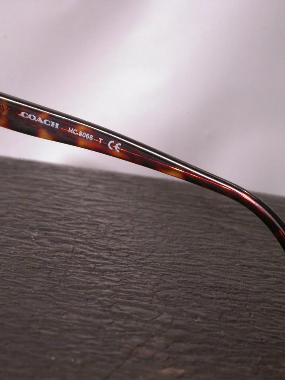 Authentic Coach Satin Brown Designer Tortoise Eyeglasses Frames
